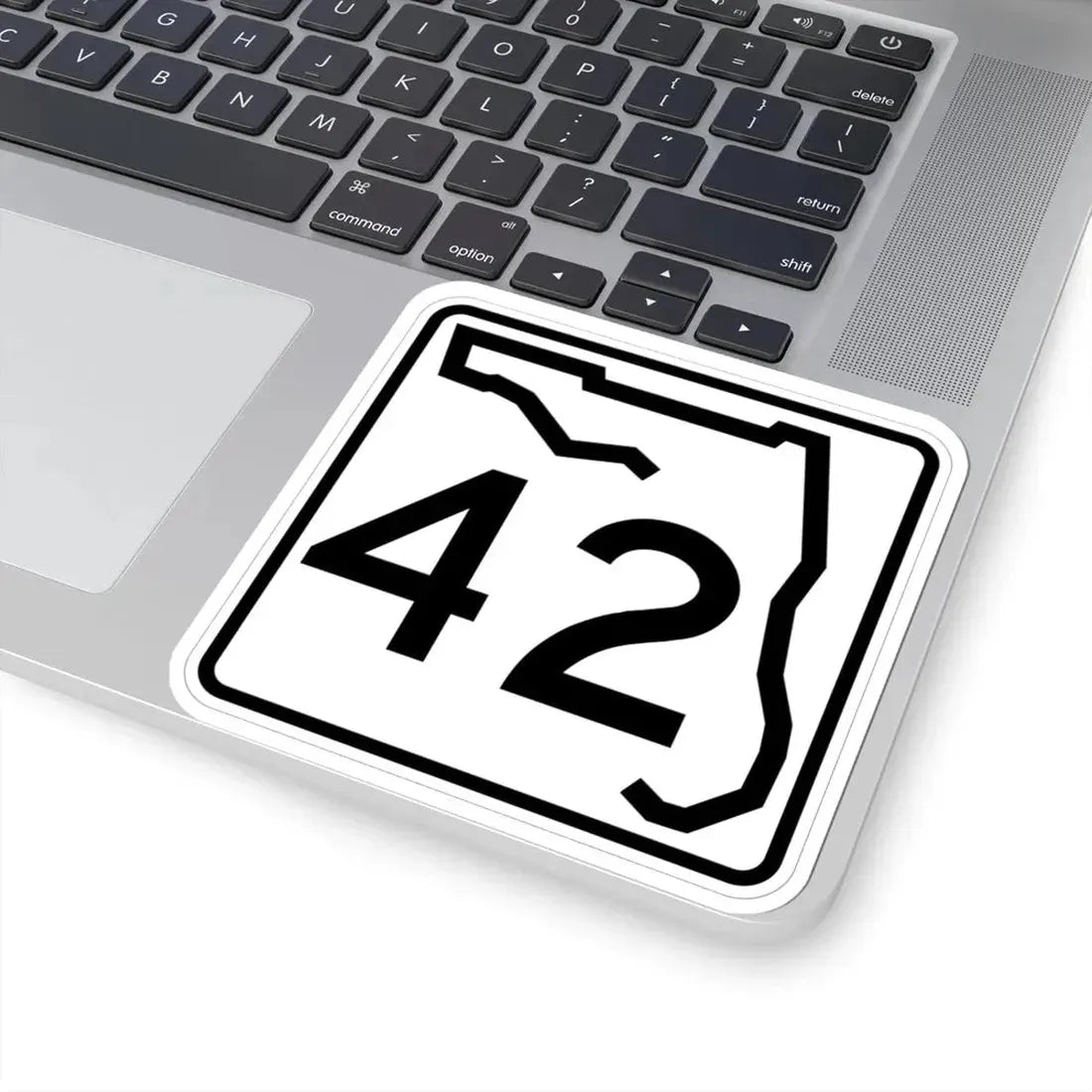 Florida 42 (Florida) (Road Sign) STICKER Vinyl Kiss-Cut Decal - The Sticker Space