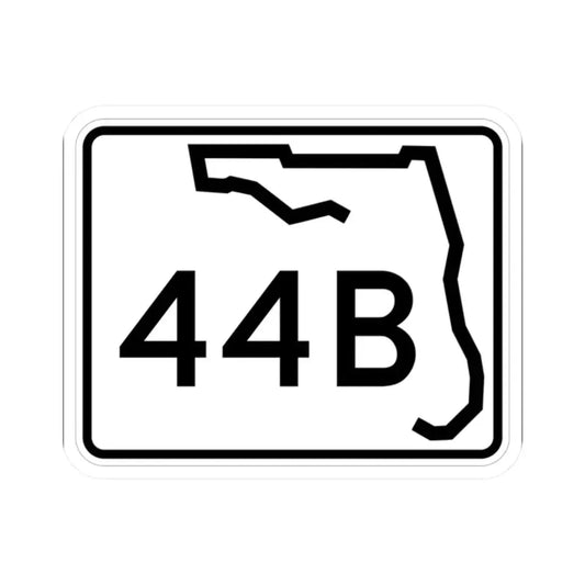 Florida 44B (Florida) (Road Sign) STICKER Vinyl Kiss-Cut Decal 2 Inch White - The Sticker Space