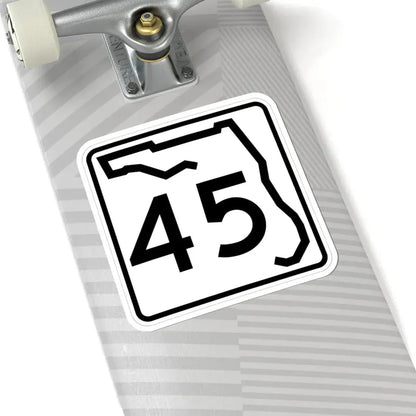 Florida 45 (Florida) (Road Sign) STICKER Vinyl Kiss-Cut Decal - The Sticker Space