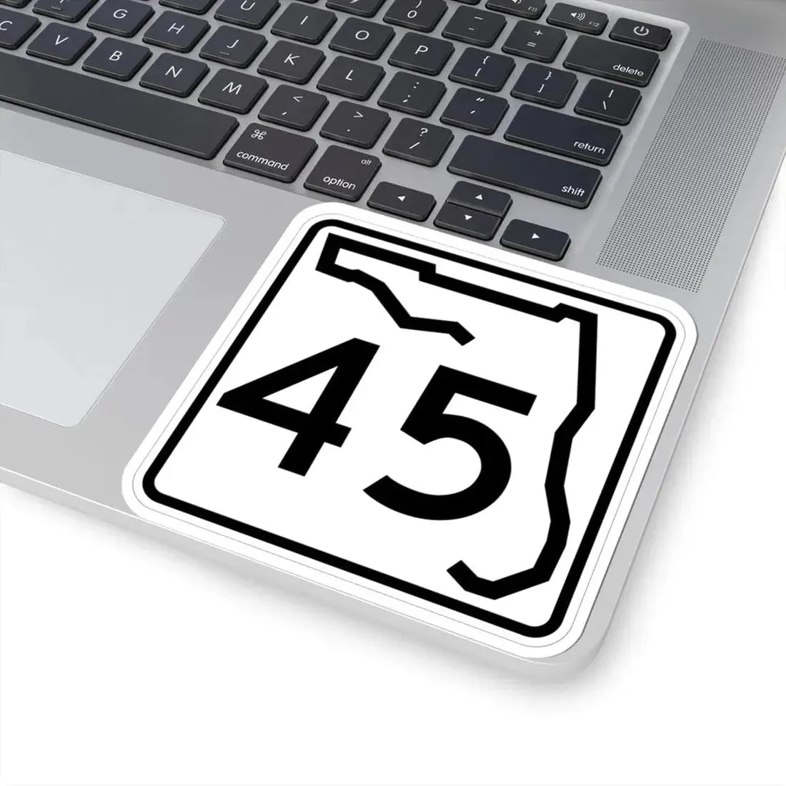Florida 45 (Florida) (Road Sign) STICKER Vinyl Kiss-Cut Decal - The Sticker Space