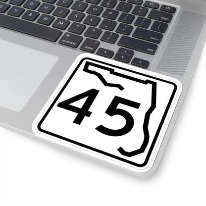 Florida 45 (Florida) (Road Sign) STICKER Vinyl Kiss-Cut Decal - The Sticker Space
