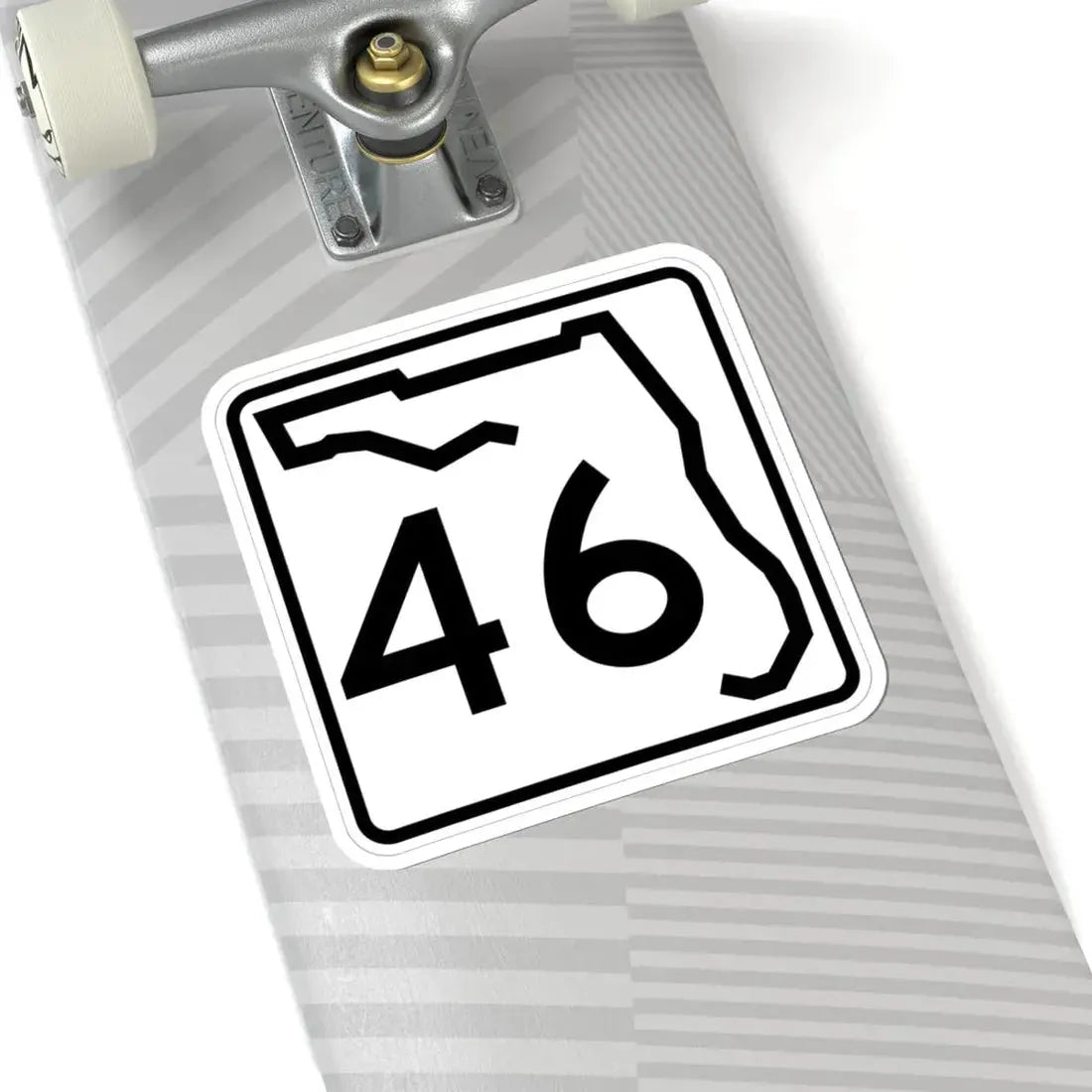 Florida 46 (Florida) (Road Sign) STICKER Vinyl Kiss-Cut Decal - The Sticker Space