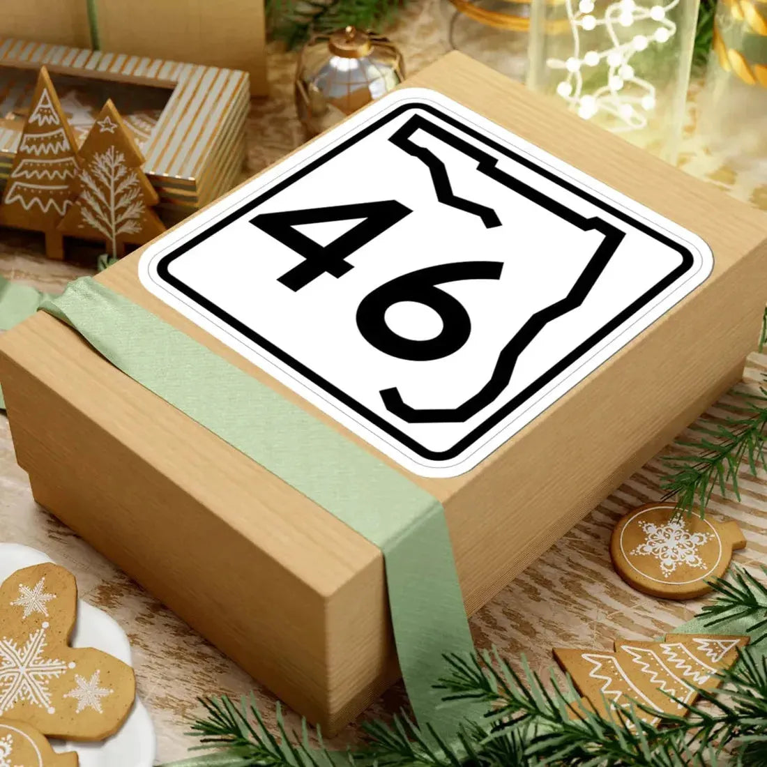 Florida 46 (Florida) (Road Sign) STICKER Vinyl Kiss-Cut Decal - The Sticker Space