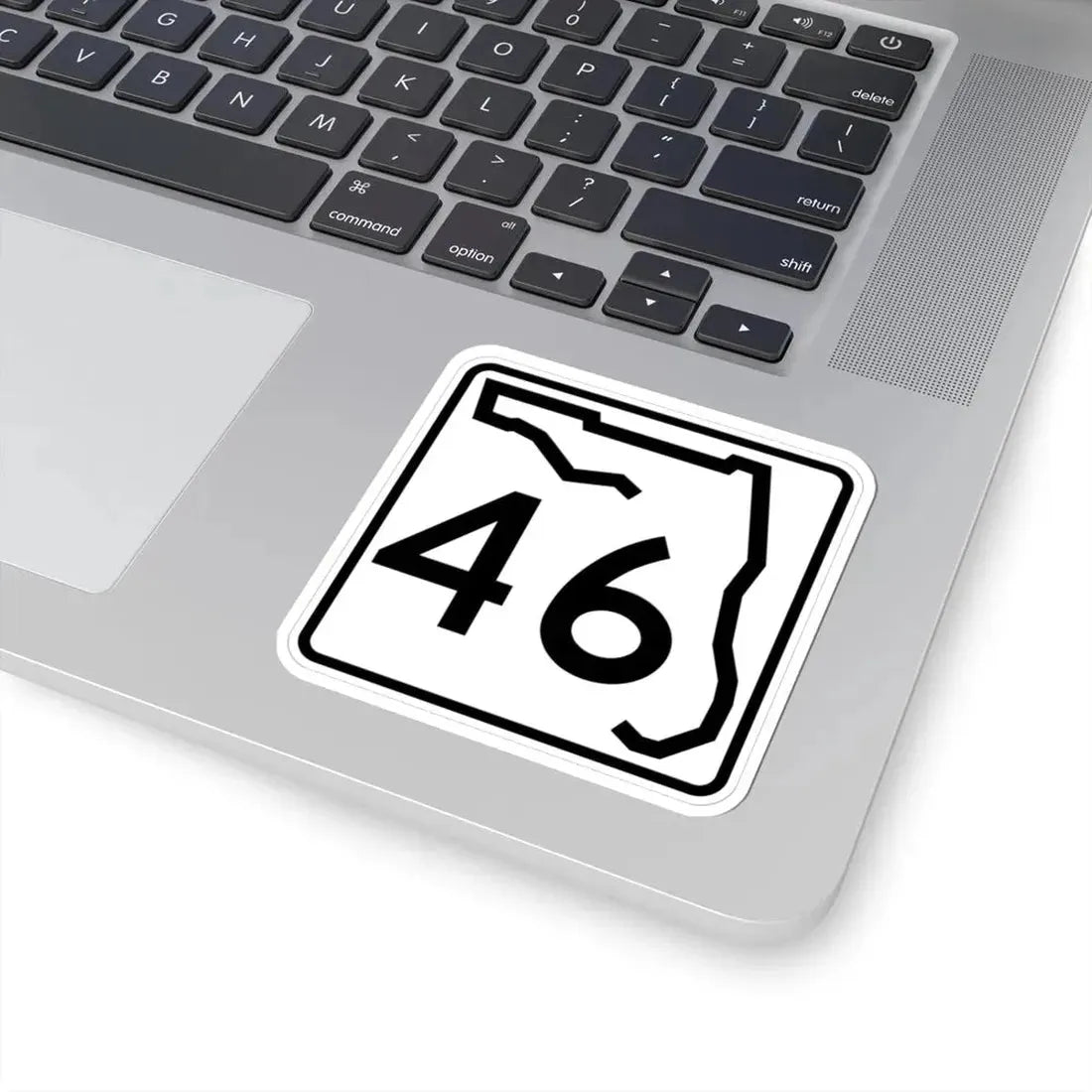 Florida 46 (Florida) (Road Sign) STICKER Vinyl Kiss-Cut Decal - The Sticker Space