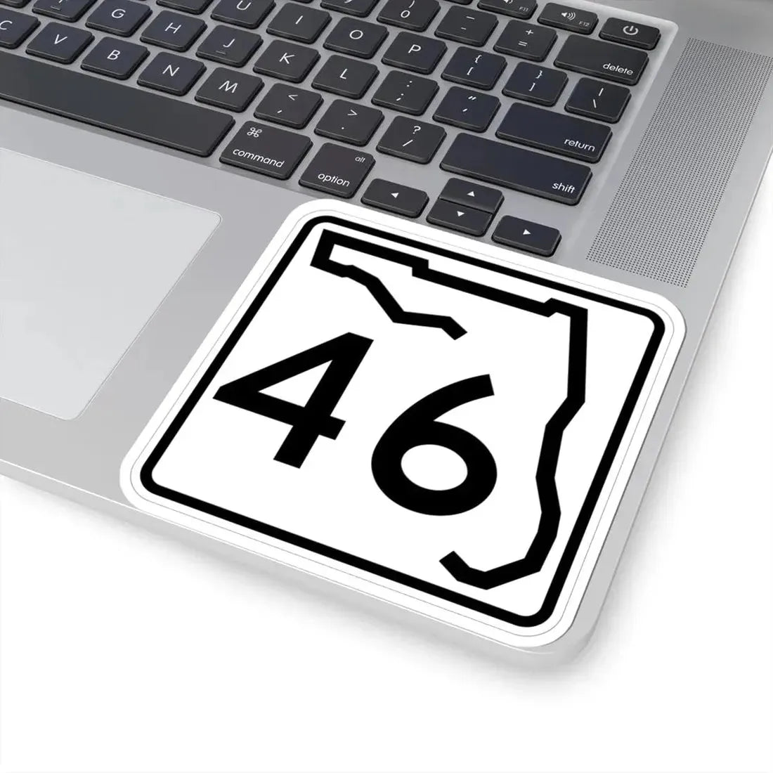 Florida 46 (Florida) (Road Sign) STICKER Vinyl Kiss-Cut Decal - The Sticker Space