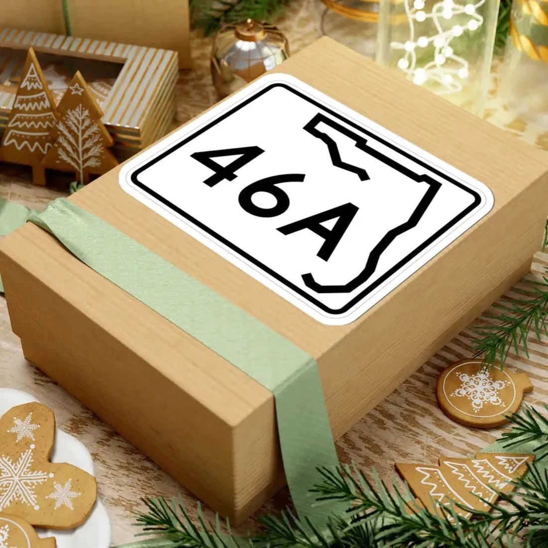 Florida 46A (Florida) (Road Sign) STICKER Vinyl Kiss-Cut Decal - The Sticker Space