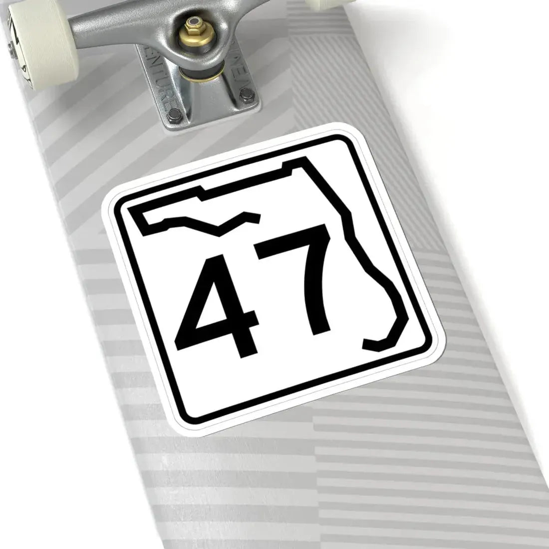 Florida 47 (Florida) (Road Sign) STICKER Vinyl Kiss-Cut Decal - The Sticker Space