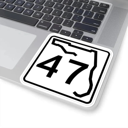 Florida 47 (Florida) (Road Sign) STICKER Vinyl Kiss-Cut Decal - The Sticker Space