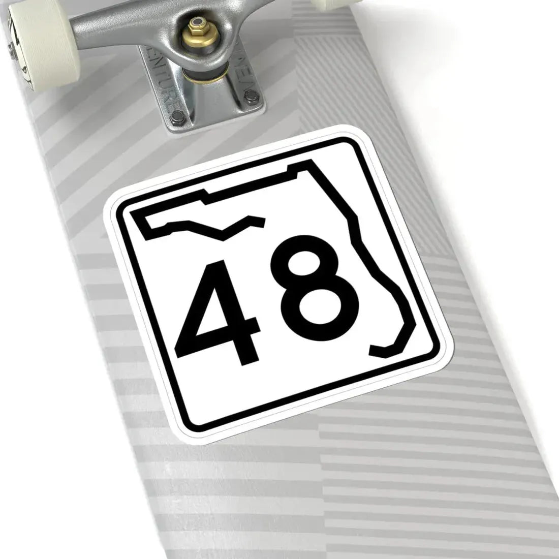 Florida 48 (Florida) (Road Sign) STICKER Vinyl Kiss-Cut Decal - The Sticker Space