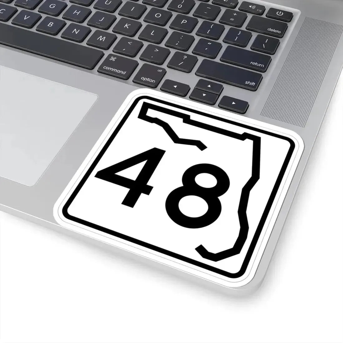 Florida 48 (Florida) (Road Sign) STICKER Vinyl Kiss-Cut Decal - The Sticker Space