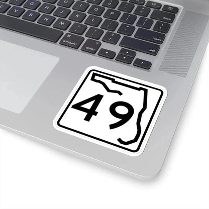 Florida 49 (Florida) (Road Sign) STICKER Vinyl Kiss-Cut Decal - The Sticker Space