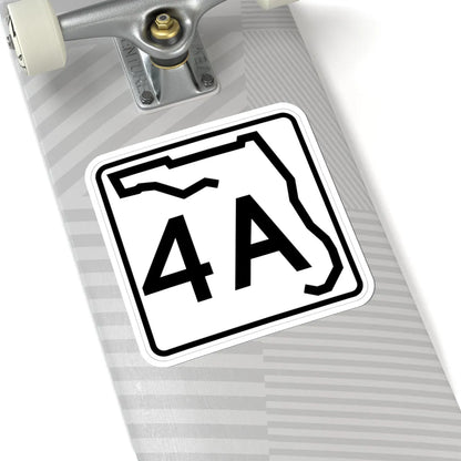 Florida 4A (Florida) (Road Sign) STICKER Vinyl Kiss-Cut Decal - The Sticker Space