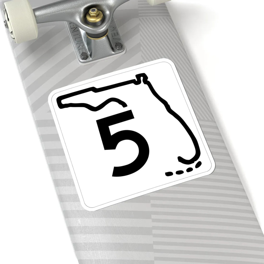 Florida 5 1955 (Florida) (Road Sign) STICKER Vinyl Kiss-Cut Decal - The Sticker Space