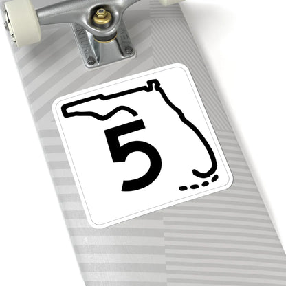 Florida 5 1955 (Florida) (Road Sign) STICKER Vinyl Kiss-Cut Decal - The Sticker Space