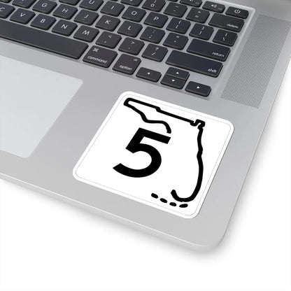Florida 5 1955 (Florida) (Road Sign) STICKER Vinyl Kiss-Cut Decal - The Sticker Space