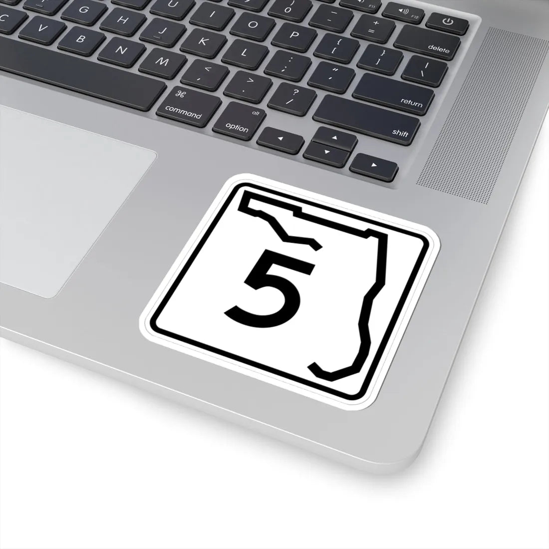 Florida 5 (Florida) (Road Sign) STICKER Vinyl Kiss-Cut Decal - The Sticker Space