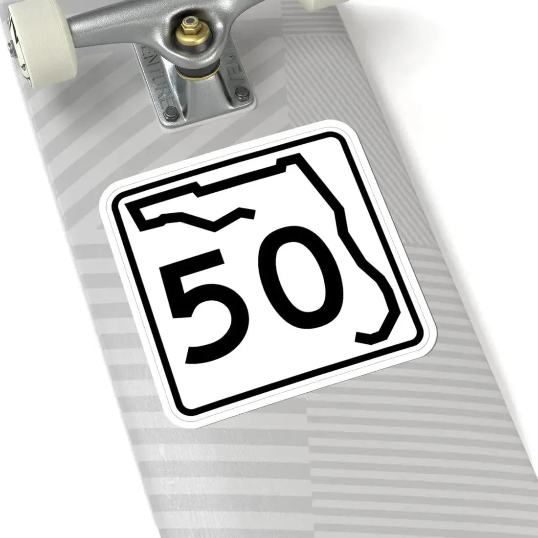 Florida 50 (Florida) (Road Sign) STICKER Vinyl Kiss-Cut Decal - The Sticker Space