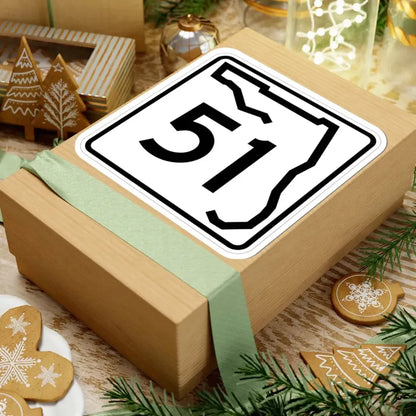 Florida 51 (Florida) (Road Sign) STICKER Vinyl Kiss-Cut Decal - The Sticker Space