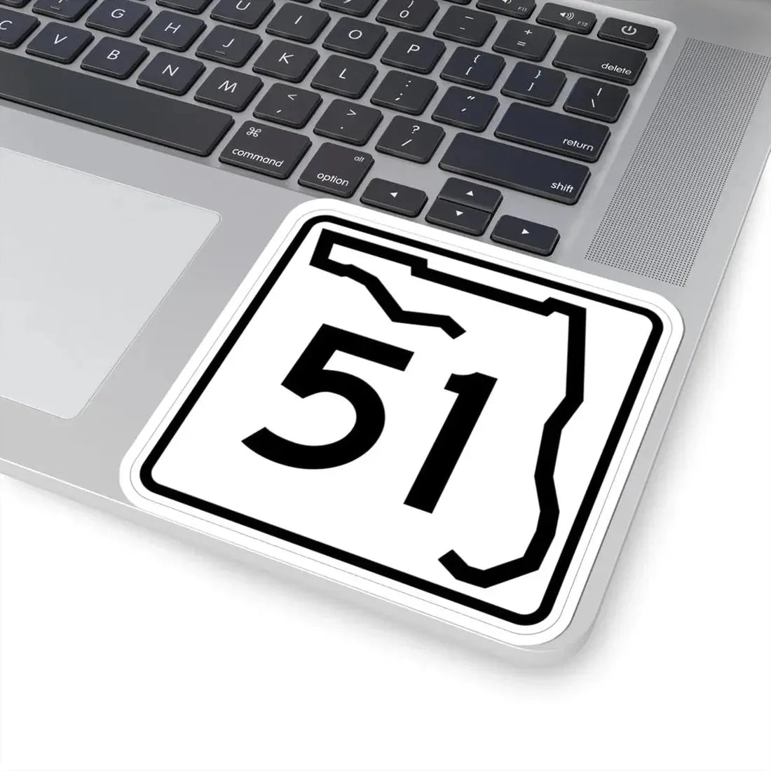 Florida 51 (Florida) (Road Sign) STICKER Vinyl Kiss-Cut Decal - The Sticker Space
