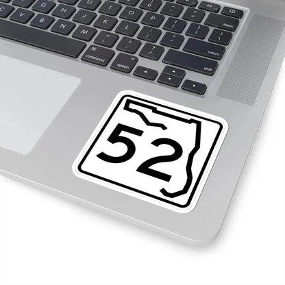 Florida 52 (Florida) (Road Sign) STICKER Vinyl Kiss-Cut Decal - The Sticker Space