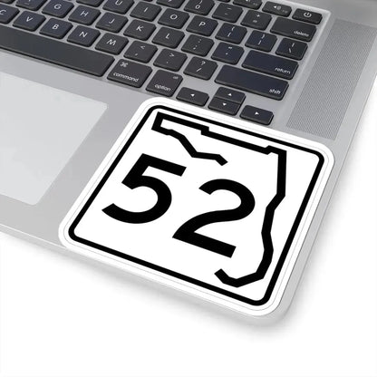 Florida 52 (Florida) (Road Sign) STICKER Vinyl Kiss-Cut Decal - The Sticker Space