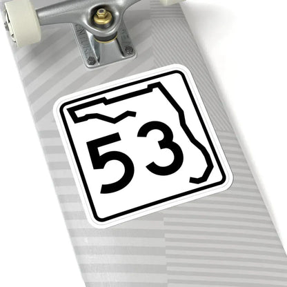 Florida 53 (Florida) (Road Sign) STICKER Vinyl Kiss-Cut Decal - The Sticker Space