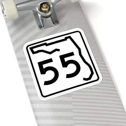 Florida 55 (Florida) (Road Sign) STICKER Vinyl Kiss-Cut Decal - The Sticker Space