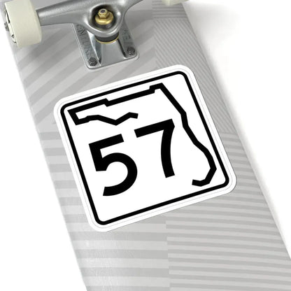 Florida 57 (Florida) (Road Sign) STICKER Vinyl Kiss-Cut Decal - The Sticker Space