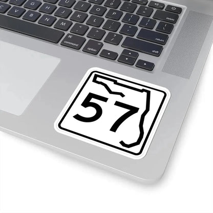 Florida 57 (Florida) (Road Sign) STICKER Vinyl Kiss-Cut Decal - The Sticker Space