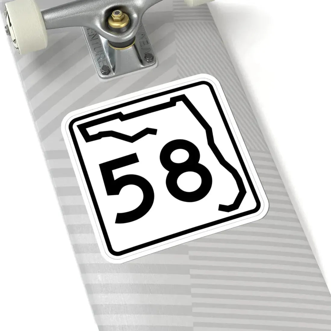 Florida 58 (Florida) (Road Sign) STICKER Vinyl Kiss-Cut Decal - The Sticker Space