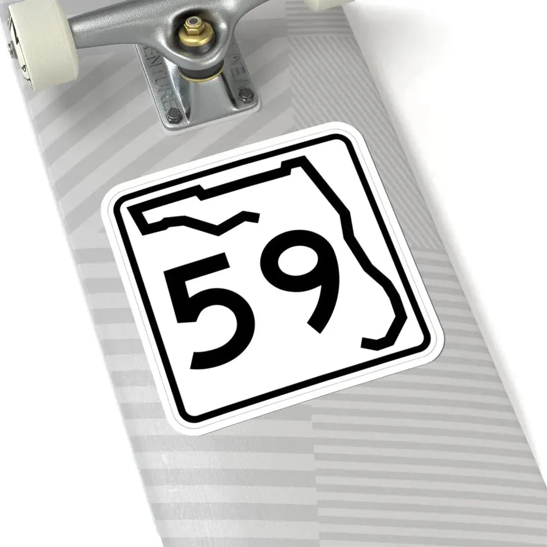 Florida 59 (Florida) (Road Sign) STICKER Vinyl Kiss-Cut Decal - The Sticker Space