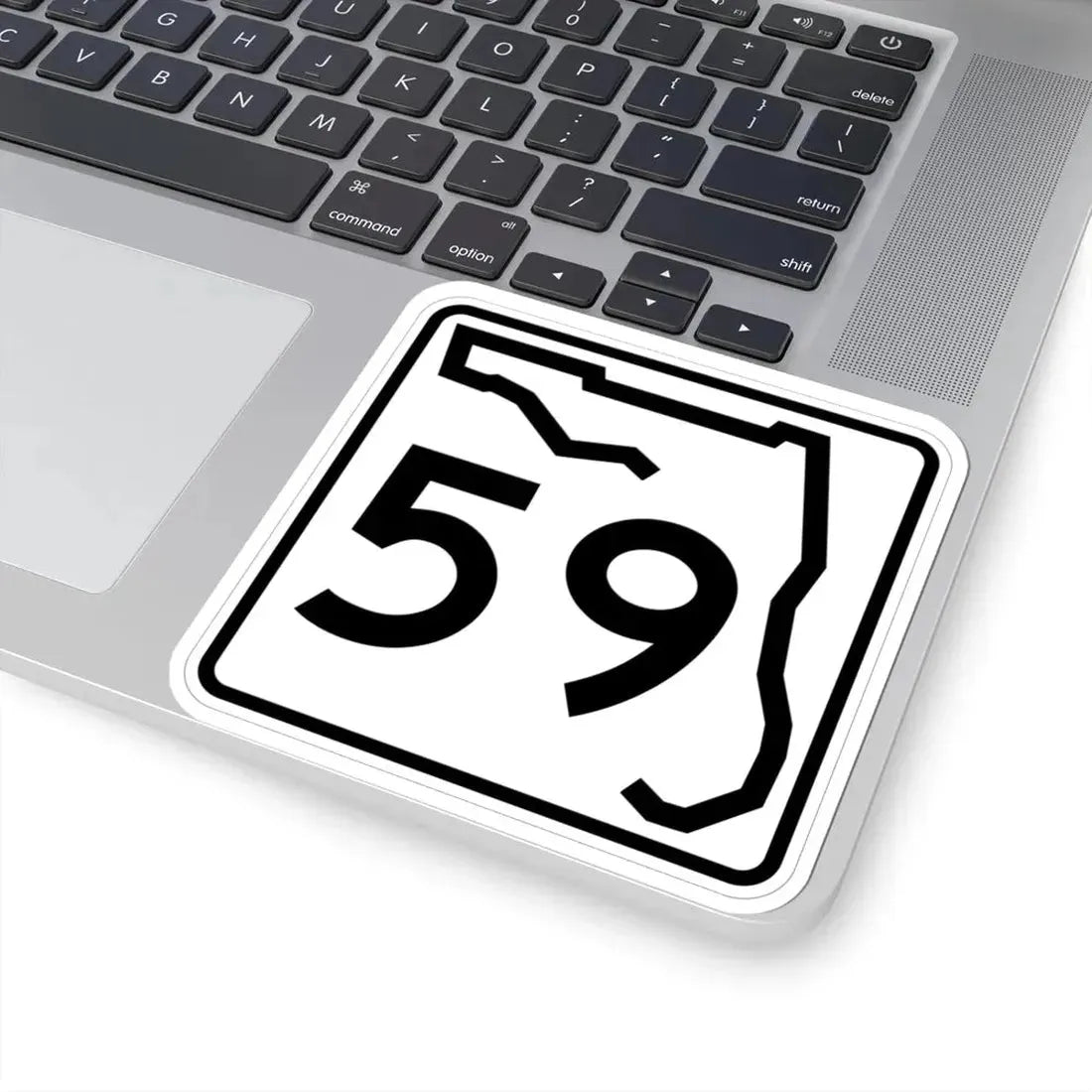 Florida 59 (Florida) (Road Sign) STICKER Vinyl Kiss-Cut Decal - The Sticker Space