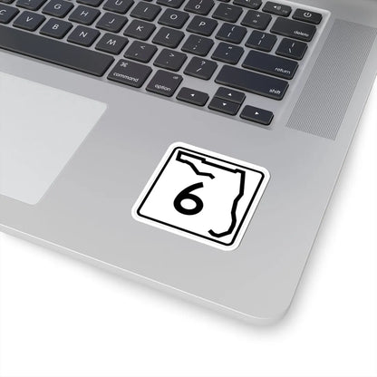 Florida 6 (Florida) (Road Sign) STICKER Vinyl Kiss-Cut Decal - The Sticker Space