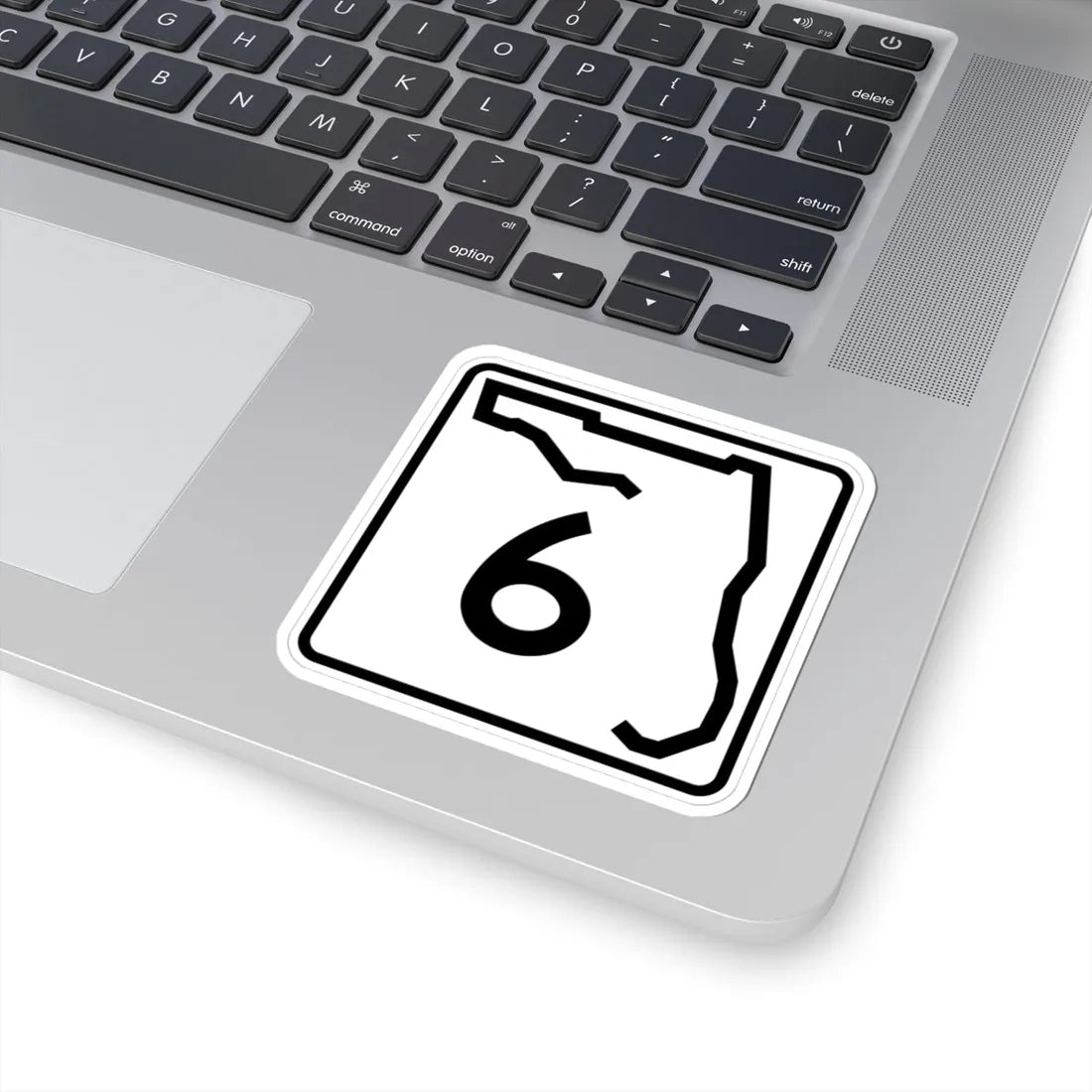 Florida 6 (Florida) (Road Sign) STICKER Vinyl Kiss-Cut Decal - The Sticker Space