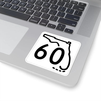 Florida 60 1955 (Florida) (Road Sign) STICKER Vinyl Kiss-Cut Decal - The Sticker Space