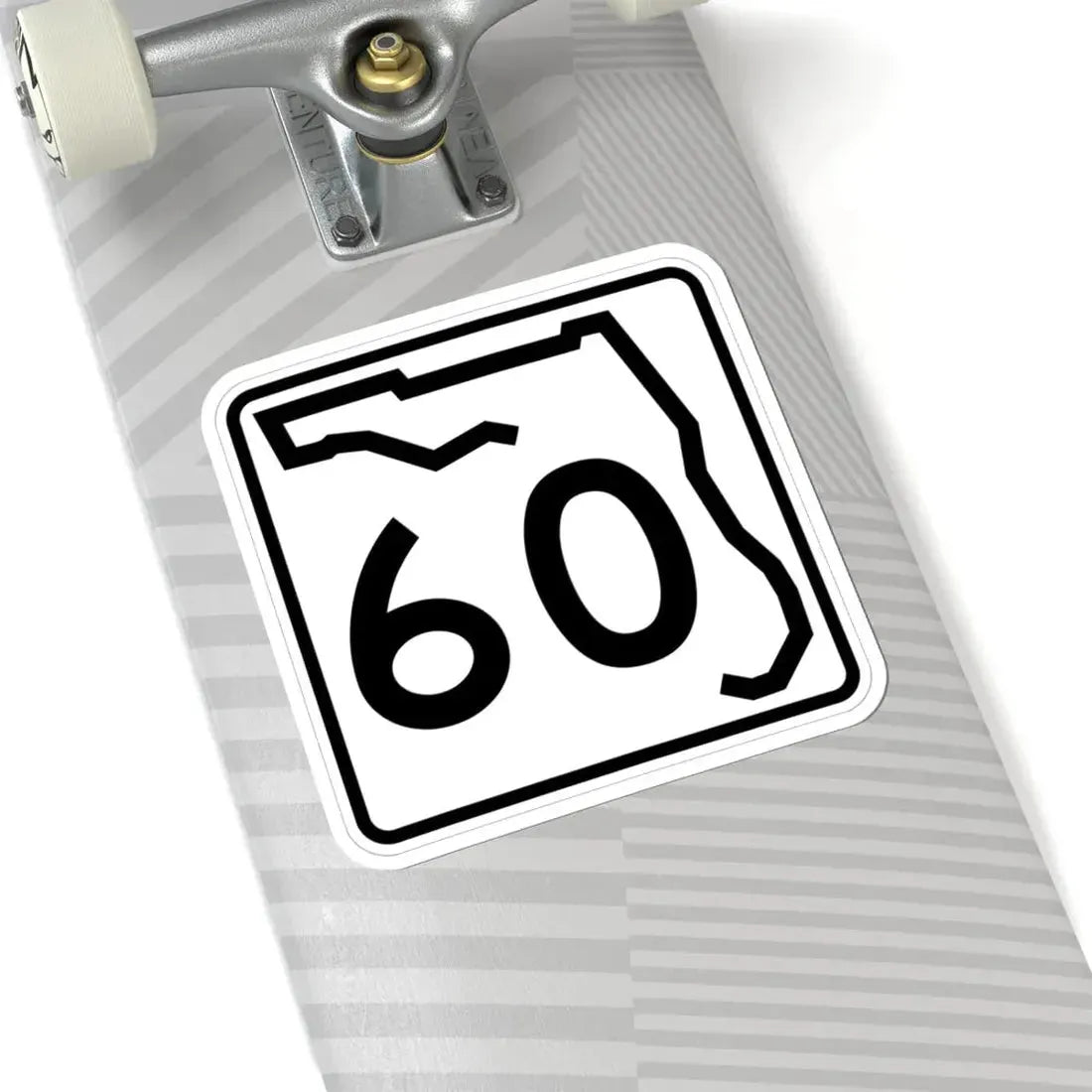 Florida 60 (Florida) (Road Sign) STICKER Vinyl Kiss-Cut Decal - The Sticker Space