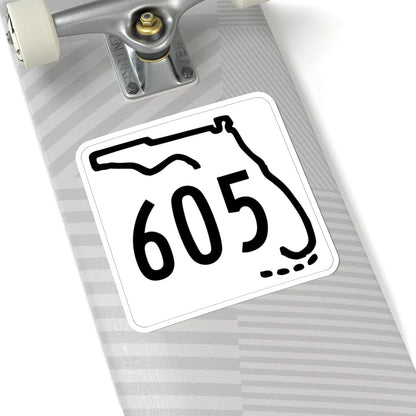 Florida 605 1955 (Florida) (Road Sign) STICKER Vinyl Kiss-Cut Decal - The Sticker Space