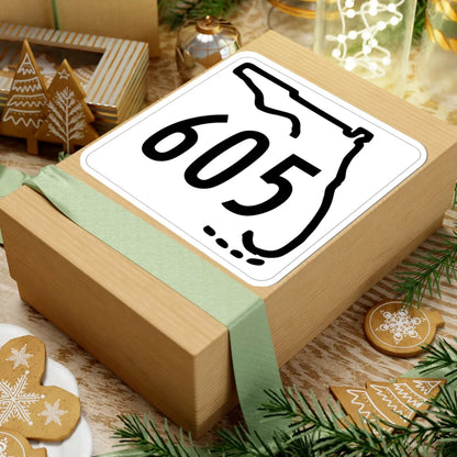 Florida 605 1955 (Florida) (Road Sign) STICKER Vinyl Kiss-Cut Decal - The Sticker Space