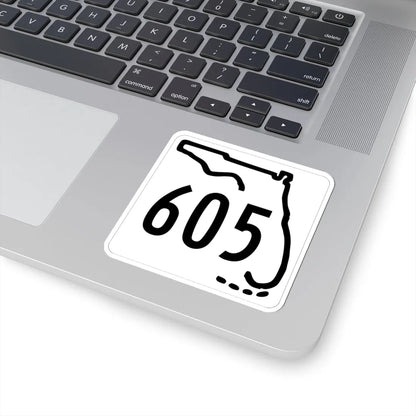 Florida 605 1955 (Florida) (Road Sign) STICKER Vinyl Kiss-Cut Decal - The Sticker Space