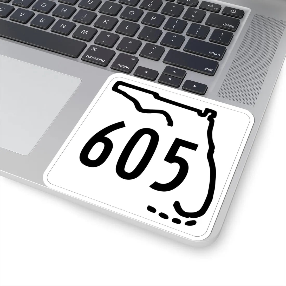 Florida 605 1955 (Florida) (Road Sign) STICKER Vinyl Kiss-Cut Decal - The Sticker Space