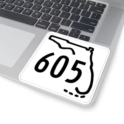 Florida 605 1955 (Florida) (Road Sign) STICKER Vinyl Kiss-Cut Decal - The Sticker Space