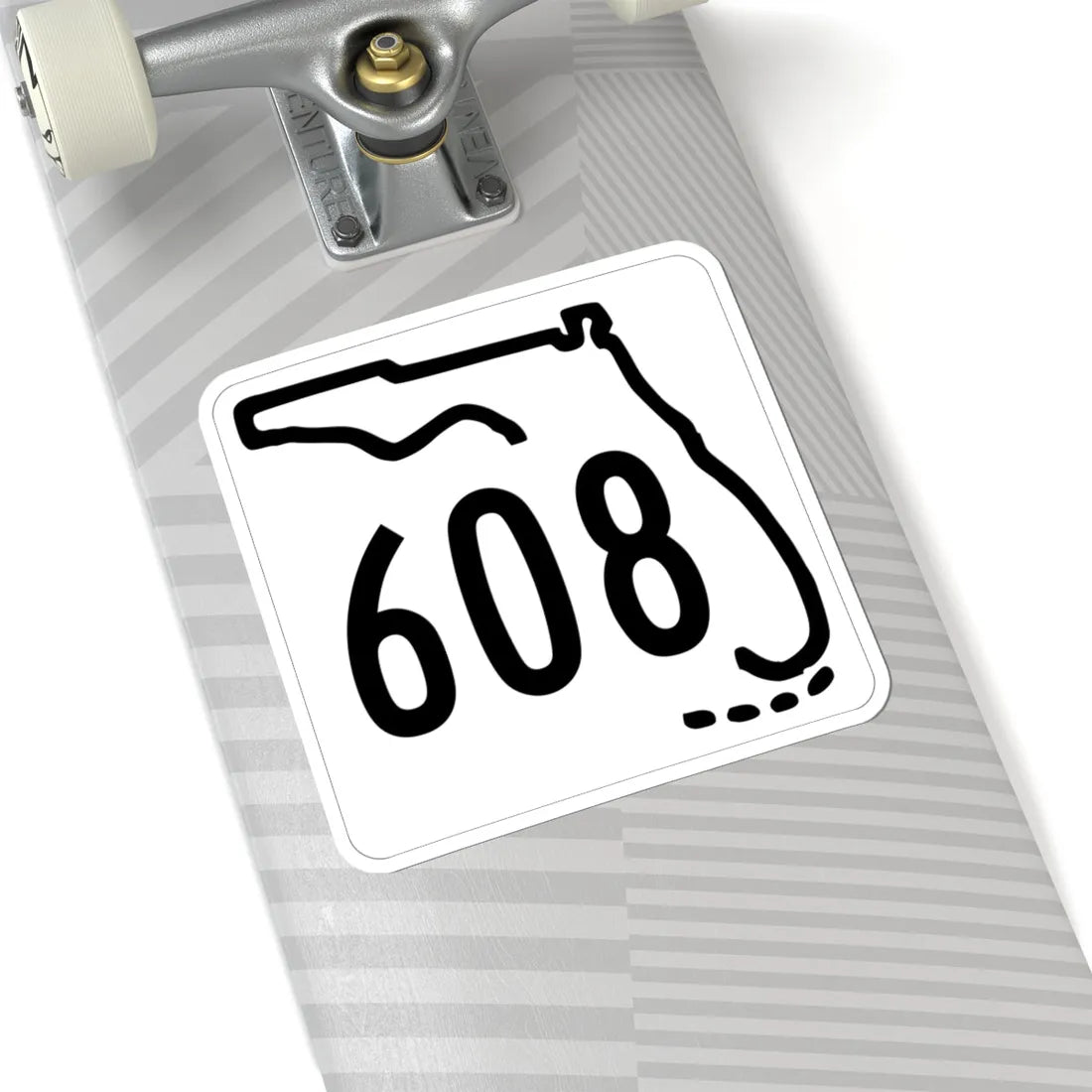 Florida 608 1955 (Florida) (Road Sign) STICKER Vinyl Kiss-Cut Decal - The Sticker Space