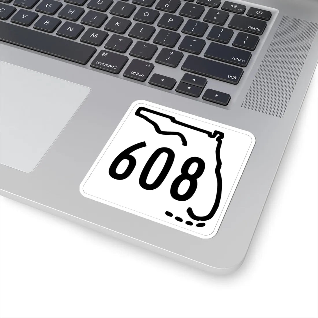 Florida 608 1955 (Florida) (Road Sign) STICKER Vinyl Kiss-Cut Decal - The Sticker Space