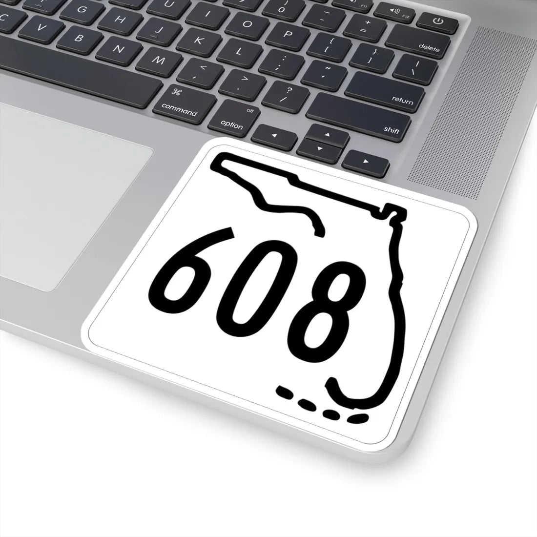 Florida 608 1955 (Florida) (Road Sign) STICKER Vinyl Kiss-Cut Decal - The Sticker Space