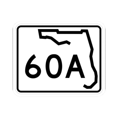Florida 60A (Florida) (Road Sign) STICKER Vinyl Kiss-Cut Decal 2 Inch White - The Sticker Space