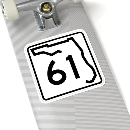 Florida 61 (Florida) (Road Sign) STICKER Vinyl Kiss-Cut Decal - The Sticker Space