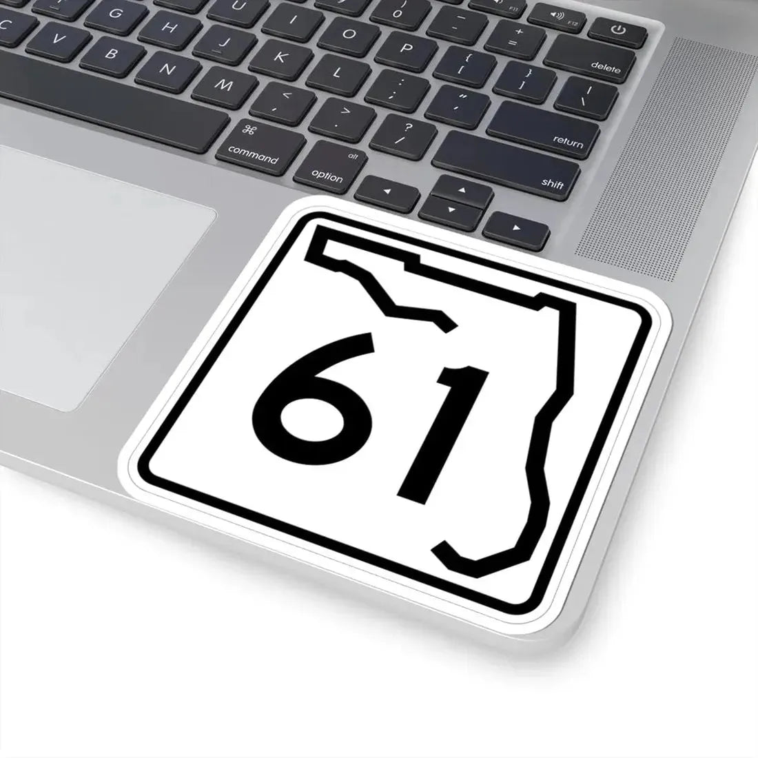 Florida 61 (Florida) (Road Sign) STICKER Vinyl Kiss-Cut Decal - The Sticker Space
