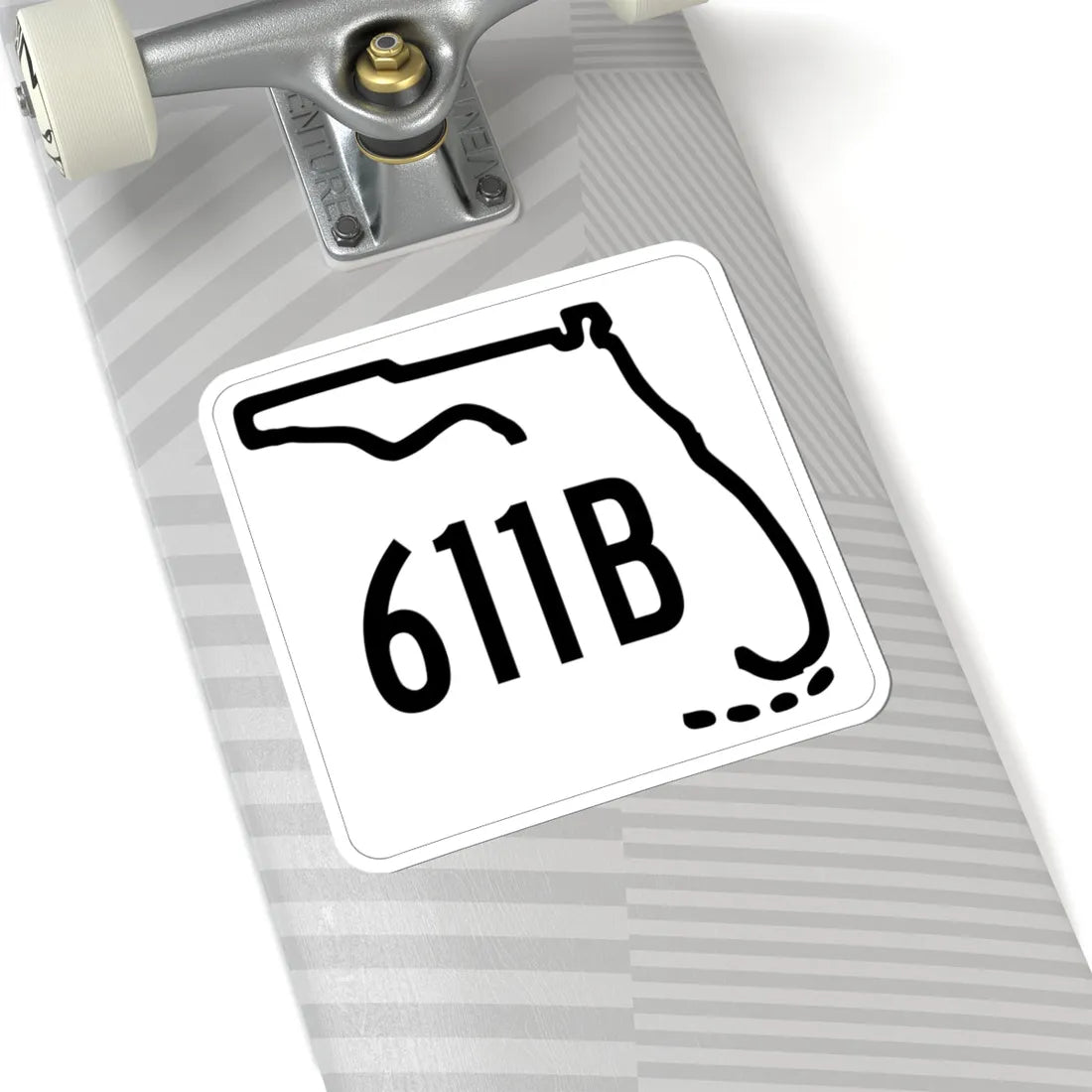 Florida 611B 1955 (Florida) (Road Sign) STICKER Vinyl Kiss-Cut Decal - The Sticker Space