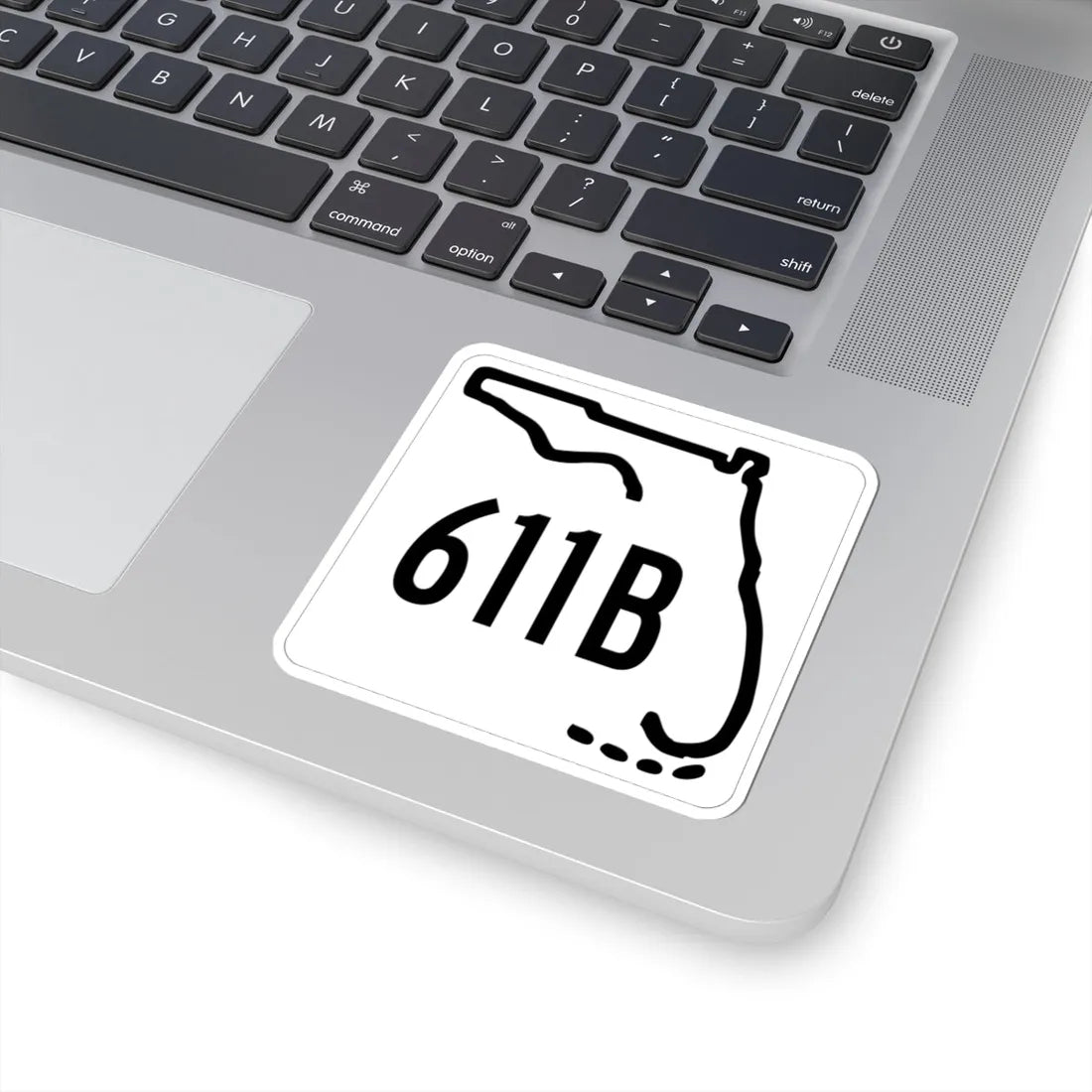 Florida 611B 1955 (Florida) (Road Sign) STICKER Vinyl Kiss-Cut Decal - The Sticker Space