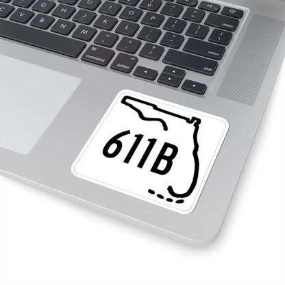 Florida 611B 1955 (Florida) (Road Sign) STICKER Vinyl Kiss-Cut Decal - The Sticker Space